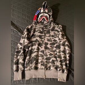Grey Bape hoodie